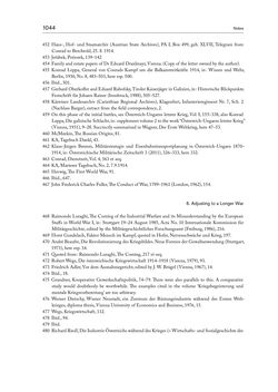Bild der Seite - 1044 - in THE FIRST WORLD WAR - and the End of the Habsburg Monarchy, 1914 – 1918