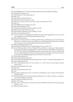 Image of the Page - 1064 - in THE FIRST WORLD WAR - and the End of the Habsburg Monarchy, 1914 – 1918