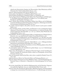 Bild der Seite - 1116 - in THE FIRST WORLD WAR - and the End of the Habsburg Monarchy, 1914 – 1918