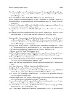 Bild der Seite - 1125 - in THE FIRST WORLD WAR - and the End of the Habsburg Monarchy, 1914 – 1918