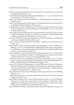 Image of the Page - 1133 - in THE FIRST WORLD WAR - and the End of the Habsburg Monarchy, 1914 – 1918