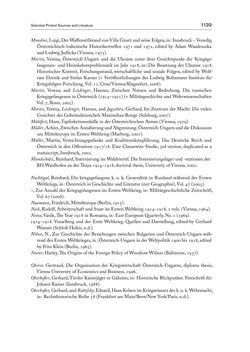 Image of the Page - 1139 - in THE FIRST WORLD WAR - and the End of the Habsburg Monarchy, 1914 – 1918