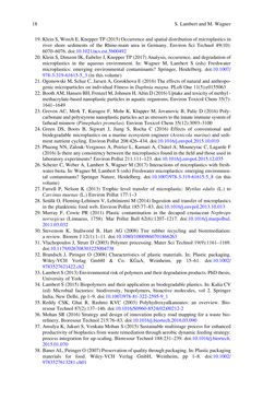 Bild der Seite - 18 - in Freshwater Microplastics - Emerging Environmental Contaminants?