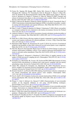 Bild der Seite - 21 - in Freshwater Microplastics - Emerging Environmental Contaminants?