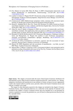 Bild der Seite - 23 - in Freshwater Microplastics - Emerging Environmental Contaminants?