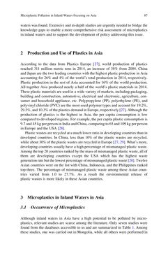 Bild der Seite - 87 - in Freshwater Microplastics - Emerging Environmental Contaminants?