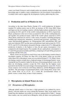 Bild der Seite - 87 - in Freshwater Microplastics - Emerging Environmental Contaminants?