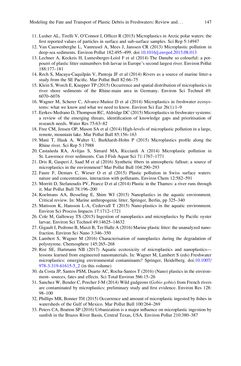 Image of the Page - 147 - in Freshwater Microplastics - Emerging Environmental Contaminants?