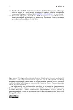 Image of the Page - 152 - in Freshwater Microplastics - Emerging Environmental Contaminants?