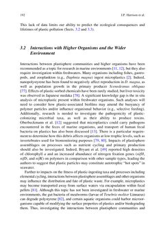 Bild der Seite - 192 - in Freshwater Microplastics - Emerging Environmental Contaminants?