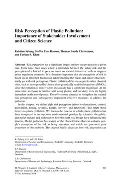 Image of the Page - 203 - in Freshwater Microplastics - Emerging Environmental Contaminants?