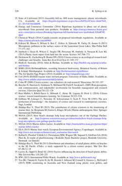 Image of the Page - 220 - in Freshwater Microplastics - Emerging Environmental Contaminants?