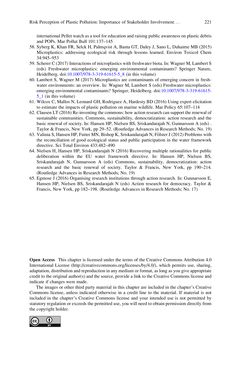 Image of the Page - 221 - in Freshwater Microplastics - Emerging Environmental Contaminants?