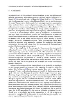 Bild der Seite - 233 - in Freshwater Microplastics - Emerging Environmental Contaminants?