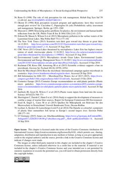 Bild der Seite - 237 - in Freshwater Microplastics - Emerging Environmental Contaminants?