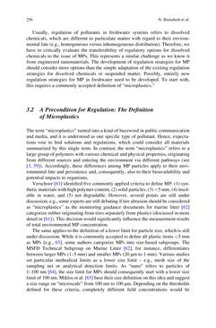 Bild der Seite - 256 - in Freshwater Microplastics - Emerging Environmental Contaminants?