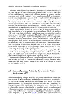 Bild der Seite - 259 - in Freshwater Microplastics - Emerging Environmental Contaminants?