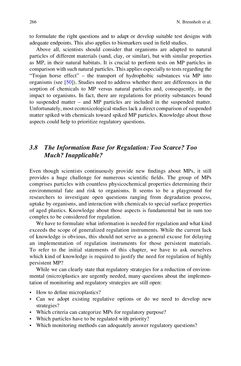 Bild der Seite - 266 - in Freshwater Microplastics - Emerging Environmental Contaminants?