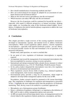 Bild der Seite - 267 - in Freshwater Microplastics - Emerging Environmental Contaminants?