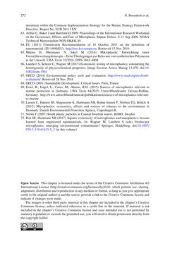 Bild der Seite - 272 - in Freshwater Microplastics - Emerging Environmental Contaminants?