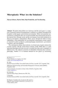 Bild der Seite - 273 - in Freshwater Microplastics - Emerging Environmental Contaminants?