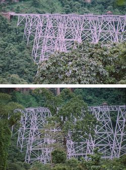 Bild der Seite - 176 - in Frühe Brücken - Zug- oder druckbeanspruchte Konstruktionen, kreative, innovative und interessante Brücken