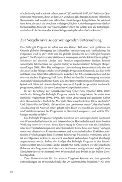 Image of the Page - 18 - in Die Frühgeschichte des Fulbright Program in Österreich - Transatlantische „Fühlungnahme auf dem Gebiete der Erziehung“