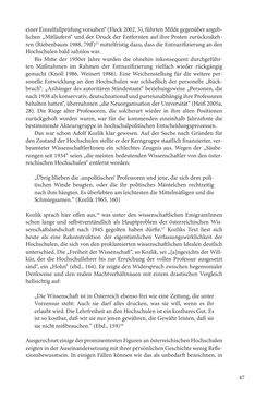 Image of the Page - 47 - in Die Frühgeschichte des Fulbright Program in Österreich - Transatlantische „Fühlungnahme auf dem Gebiete der Erziehung“