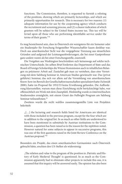 Image of the Page - 52 - in Die Frühgeschichte des Fulbright Program in Österreich - Transatlantische „Fühlungnahme auf dem Gebiete der Erziehung“