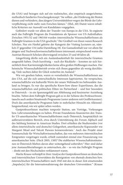 Image of the Page - 57 - in Die Frühgeschichte des Fulbright Program in Österreich - Transatlantische „Fühlungnahme auf dem Gebiete der Erziehung“