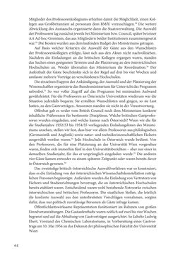 Image of the Page - 64 - in Die Frühgeschichte des Fulbright Program in Österreich - Transatlantische „Fühlungnahme auf dem Gebiete der Erziehung“