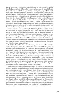 Image of the Page - 93 - in Die Frühgeschichte des Fulbright Program in Österreich - Transatlantische „Fühlungnahme auf dem Gebiete der Erziehung“