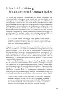 Image of the Page - 97 - in Die Frühgeschichte des Fulbright Program in Österreich - Transatlantische „Fühlungnahme auf dem Gebiete der Erziehung“