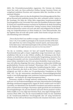 Image of the Page - 109 - in Die Frühgeschichte des Fulbright Program in Österreich - Transatlantische „Fühlungnahme auf dem Gebiete der Erziehung“