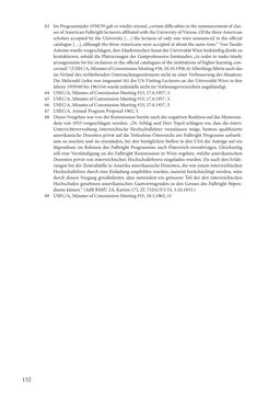 Image of the Page - 152 - in Die Frühgeschichte des Fulbright Program in Österreich - Transatlantische „Fühlungnahme auf dem Gebiete der Erziehung“