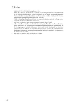 Image of the Page - 162 - in Die Frühgeschichte des Fulbright Program in Österreich - Transatlantische „Fühlungnahme auf dem Gebiete der Erziehung“