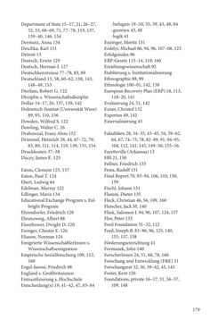 Image of the Page - 179 - in Die Frühgeschichte des Fulbright Program in Österreich - Transatlantische „Fühlungnahme auf dem Gebiete der Erziehung“