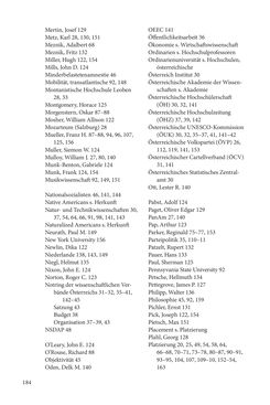 Image of the Page - 184 - in Die Frühgeschichte des Fulbright Program in Österreich - Transatlantische „Fühlungnahme auf dem Gebiete der Erziehung“