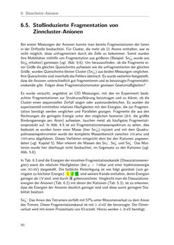 Image of the Page - 90 - in Strukturaufklärung durch Mobilitätsmessungen an massenselektierten Clusterionen in der Gasphase