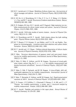 Image of the Page - 123 - in Strukturaufklärung durch Mobilitätsmessungen an massenselektierten Clusterionen in der Gasphase