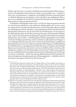 Bild der Seite - 21 - in Zwischen geistiger Erneuerung und Restauration - US-amerikanische Planungen zur Entnazifizierung und demokratischen Reorientierung und die Nachkriegsrealität österreichischer Wissenschaft 1941-1955