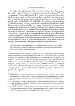 Image of the Page - 29 - in Zwischen geistiger Erneuerung und Restauration - US-amerikanische Planungen zur Entnazifizierung und demokratischen Reorientierung und die Nachkriegsrealität österreichischer Wissenschaft 1941-1955