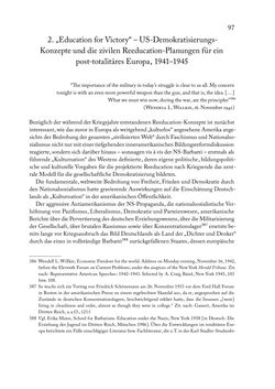 Bild der Seite - 97 - in Zwischen geistiger Erneuerung und Restauration - US-amerikanische Planungen zur Entnazifizierung und demokratischen Reorientierung und die Nachkriegsrealität österreichischer Wissenschaft 1941-1955