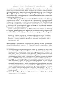 Bild der Seite - 103 - in Zwischen geistiger Erneuerung und Restauration - US-amerikanische Planungen zur Entnazifizierung und demokratischen Reorientierung und die Nachkriegsrealität österreichischer Wissenschaft 1941-1955