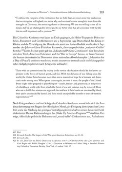 Image of the Page - 105 - in Zwischen geistiger Erneuerung und Restauration - US-amerikanische Planungen zur Entnazifizierung und demokratischen Reorientierung und die Nachkriegsrealität österreichischer Wissenschaft 1941-1955