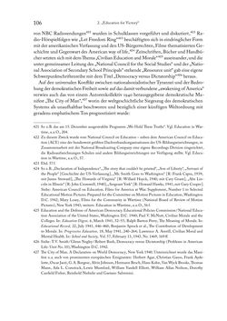 Image of the Page - 106 - in Zwischen geistiger Erneuerung und Restauration - US-amerikanische Planungen zur Entnazifizierung und demokratischen Reorientierung und die Nachkriegsrealität österreichischer Wissenschaft 1941-1955