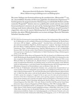 Image of the Page - 108 - in Zwischen geistiger Erneuerung und Restauration - US-amerikanische Planungen zur Entnazifizierung und demokratischen Reorientierung und die Nachkriegsrealität österreichischer Wissenschaft 1941-1955