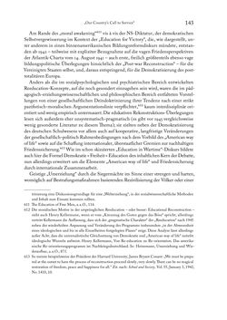 Image of the Page - 143 - in Zwischen geistiger Erneuerung und Restauration - US-amerikanische Planungen zur Entnazifizierung und demokratischen Reorientierung und die Nachkriegsrealität österreichischer Wissenschaft 1941-1955