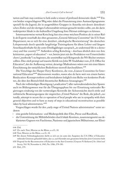 Image of the Page - 151 - in Zwischen geistiger Erneuerung und Restauration - US-amerikanische Planungen zur Entnazifizierung und demokratischen Reorientierung und die Nachkriegsrealität österreichischer Wissenschaft 1941-1955