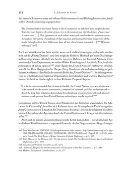 Image of the Page - 154 - in Zwischen geistiger Erneuerung und Restauration - US-amerikanische Planungen zur Entnazifizierung und demokratischen Reorientierung und die Nachkriegsrealität österreichischer Wissenschaft 1941-1955